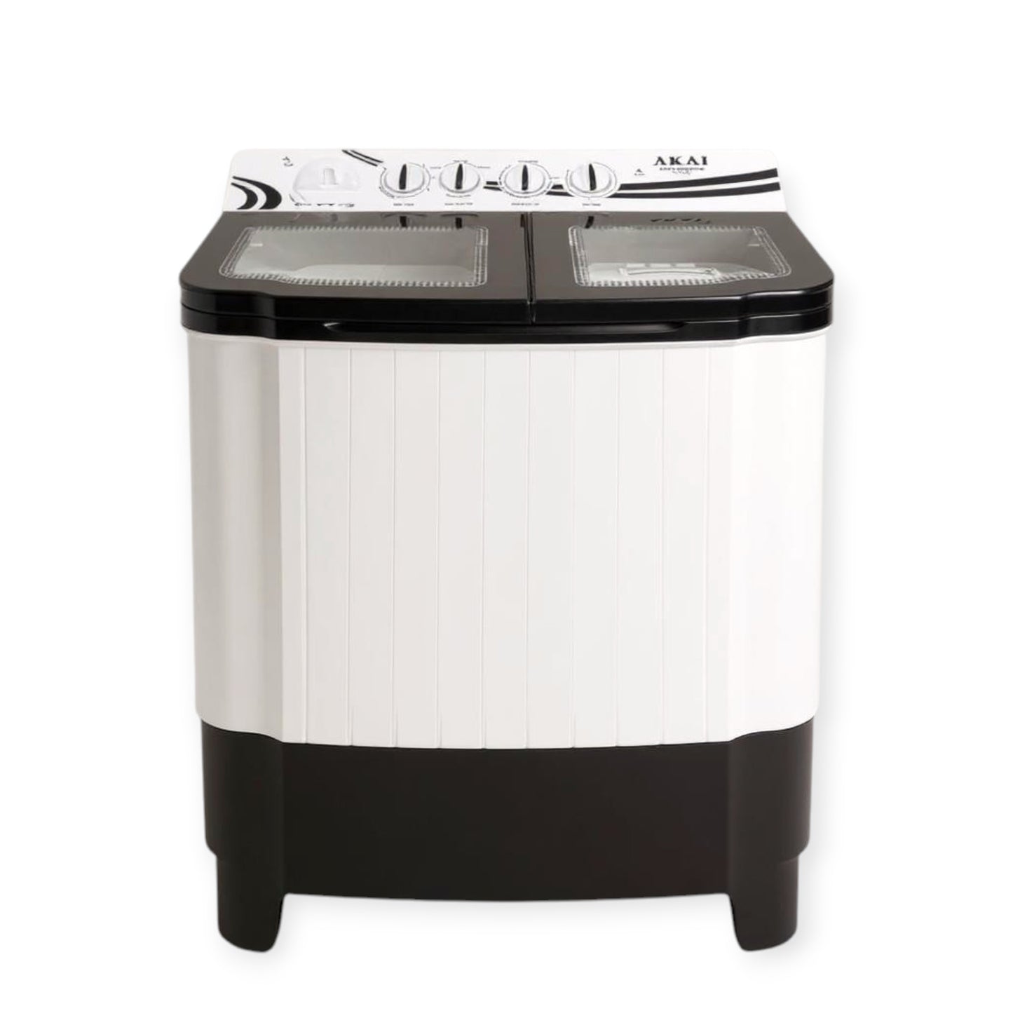 Portable Washing Machine with Dryer | Castor Wheels With Toughened Glass