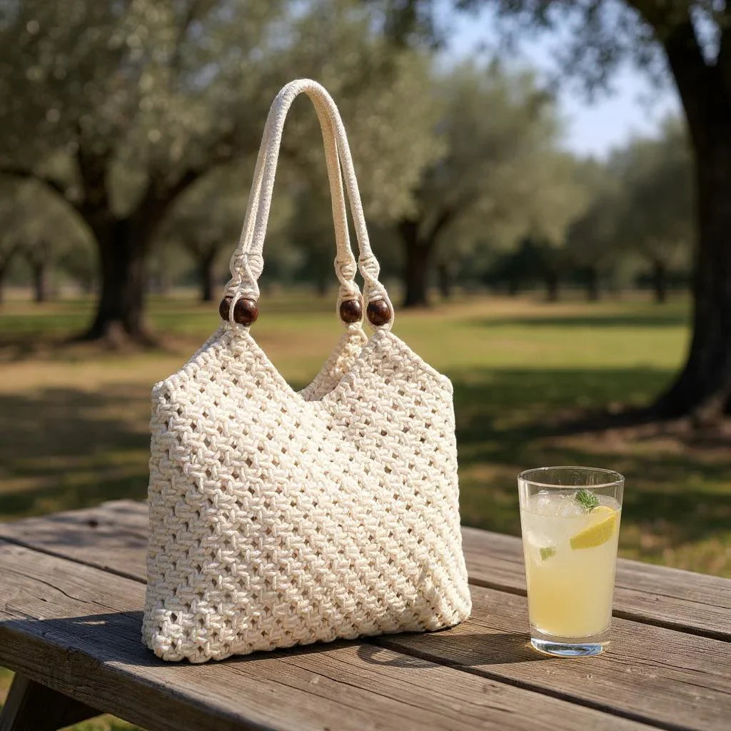 Traditional Handbag for Women – White Ethnic Shoulder Bag | Handcrafted, Ideal for Wedding & Shopping Use