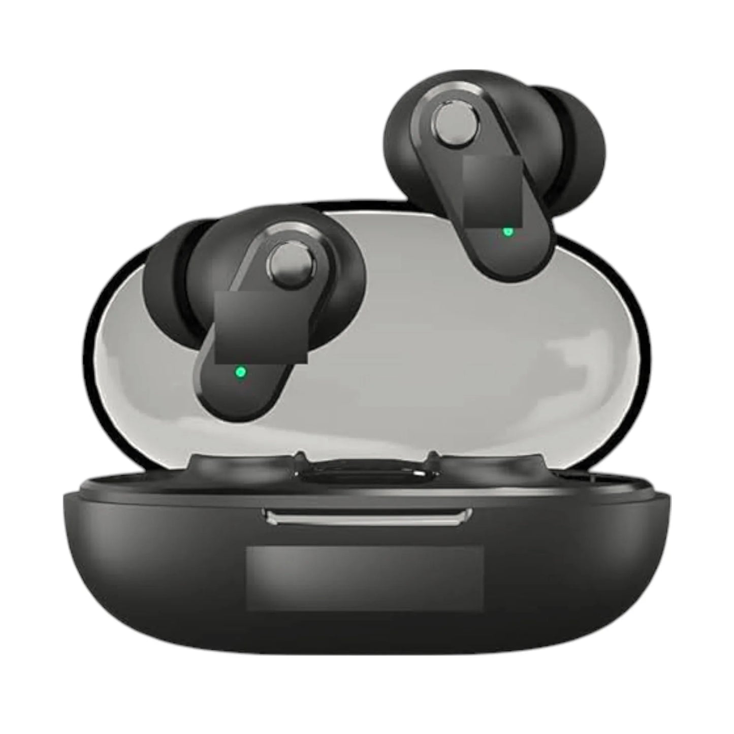 black earbuds