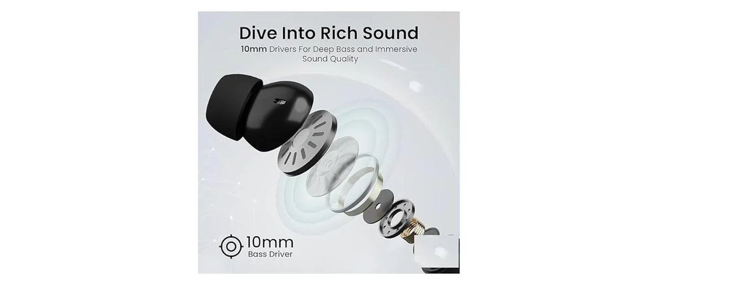 black earbuds