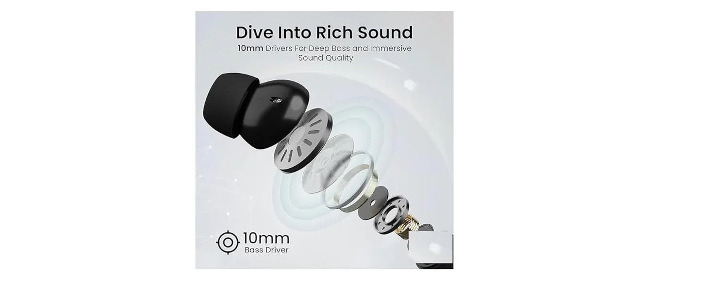 black earbuds
