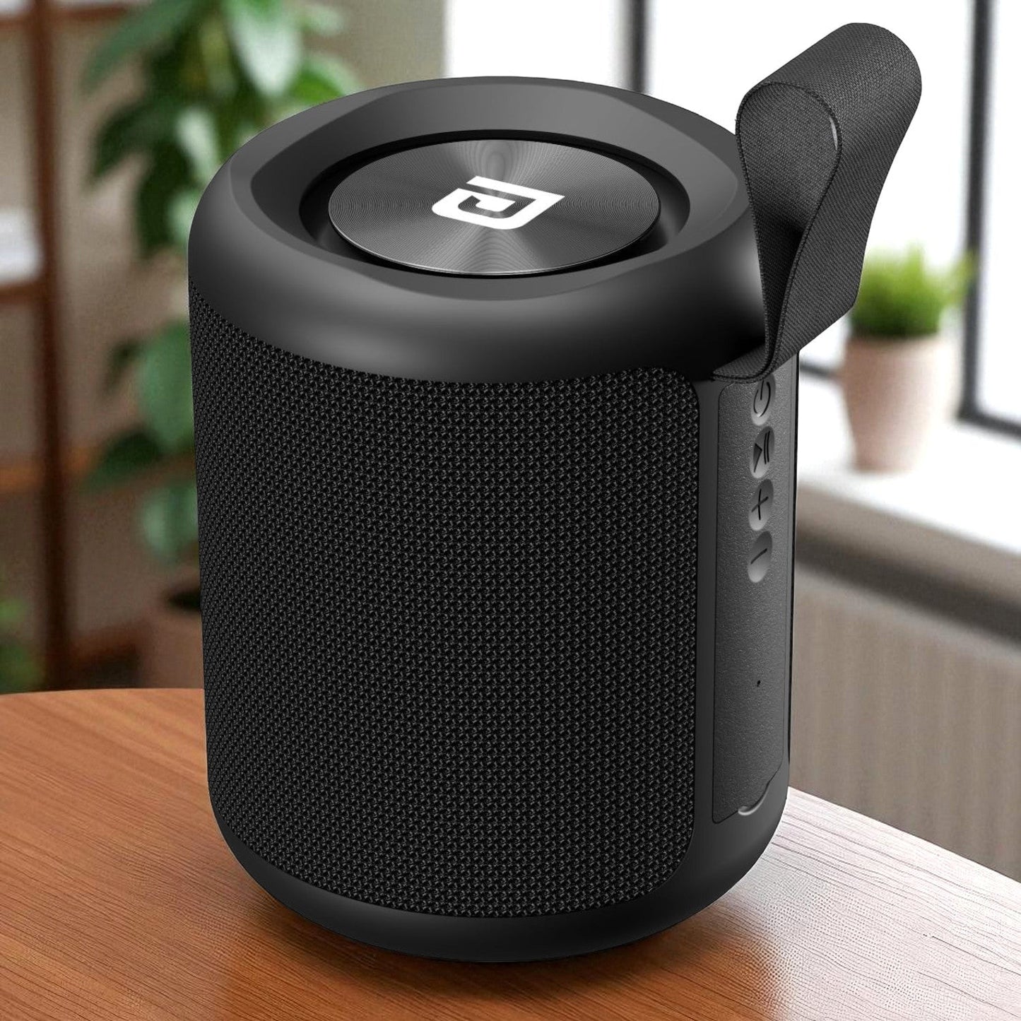 Black Plastic Sound Speaker Bluetooth – 6-7Hr Playback |Type C Charging Speaker