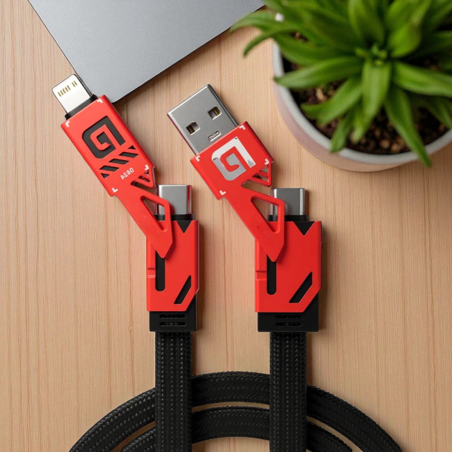 Fast Charging Type C Cable – Procharge 4 60W 4-in-1 Multifunctional Charging Cable | Type C to Type C Cable