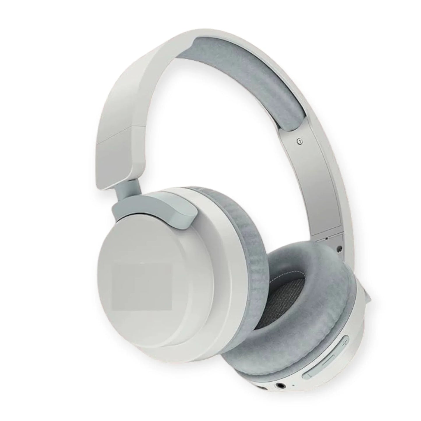 White Foldable Bluetooth Headphone – Type C Earphone 40 Hours Playtime