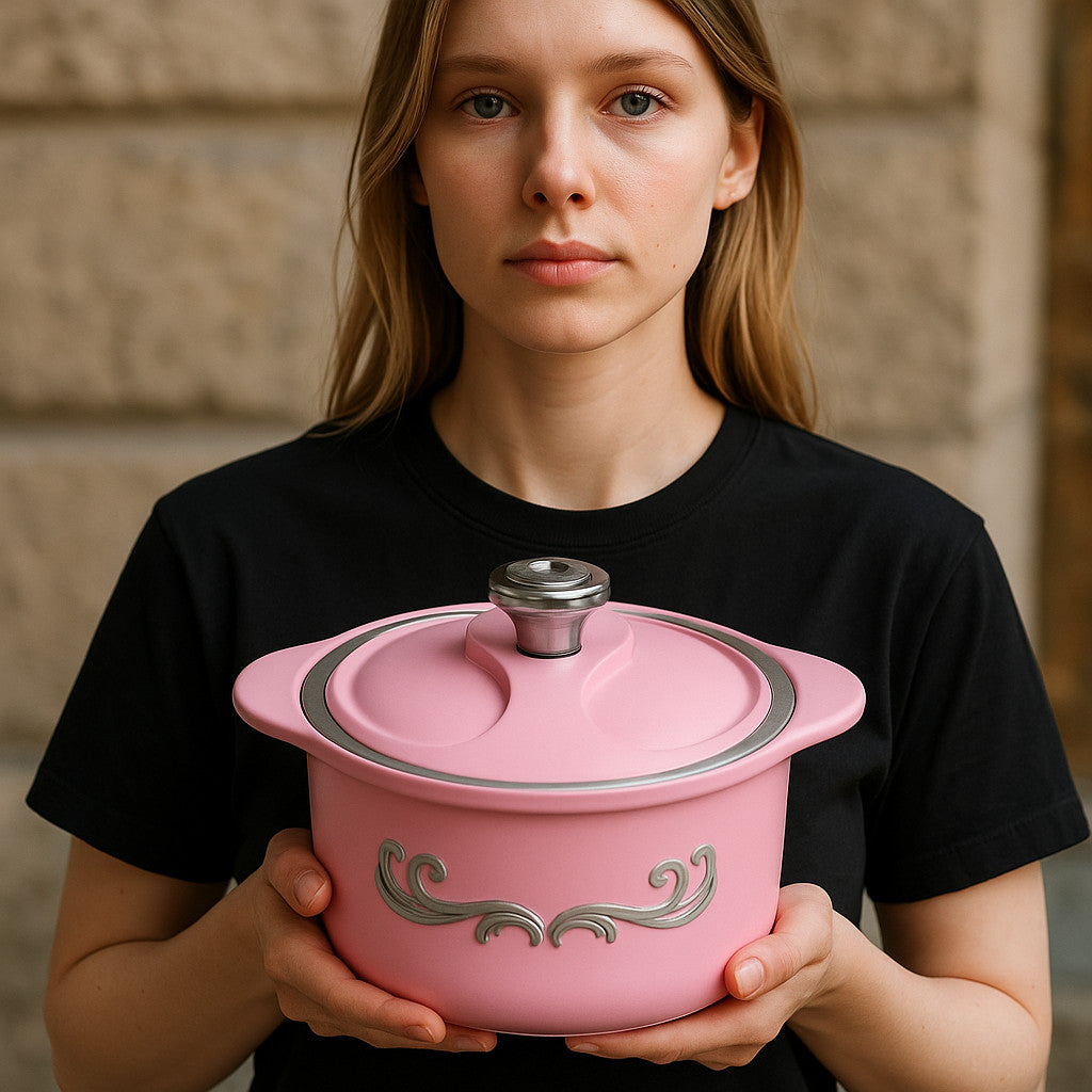 Breakfast Casserole Dish – 3000ML Insulated Casserole (Pink) | Hot Pot for Meals, Chapati, Rice & More