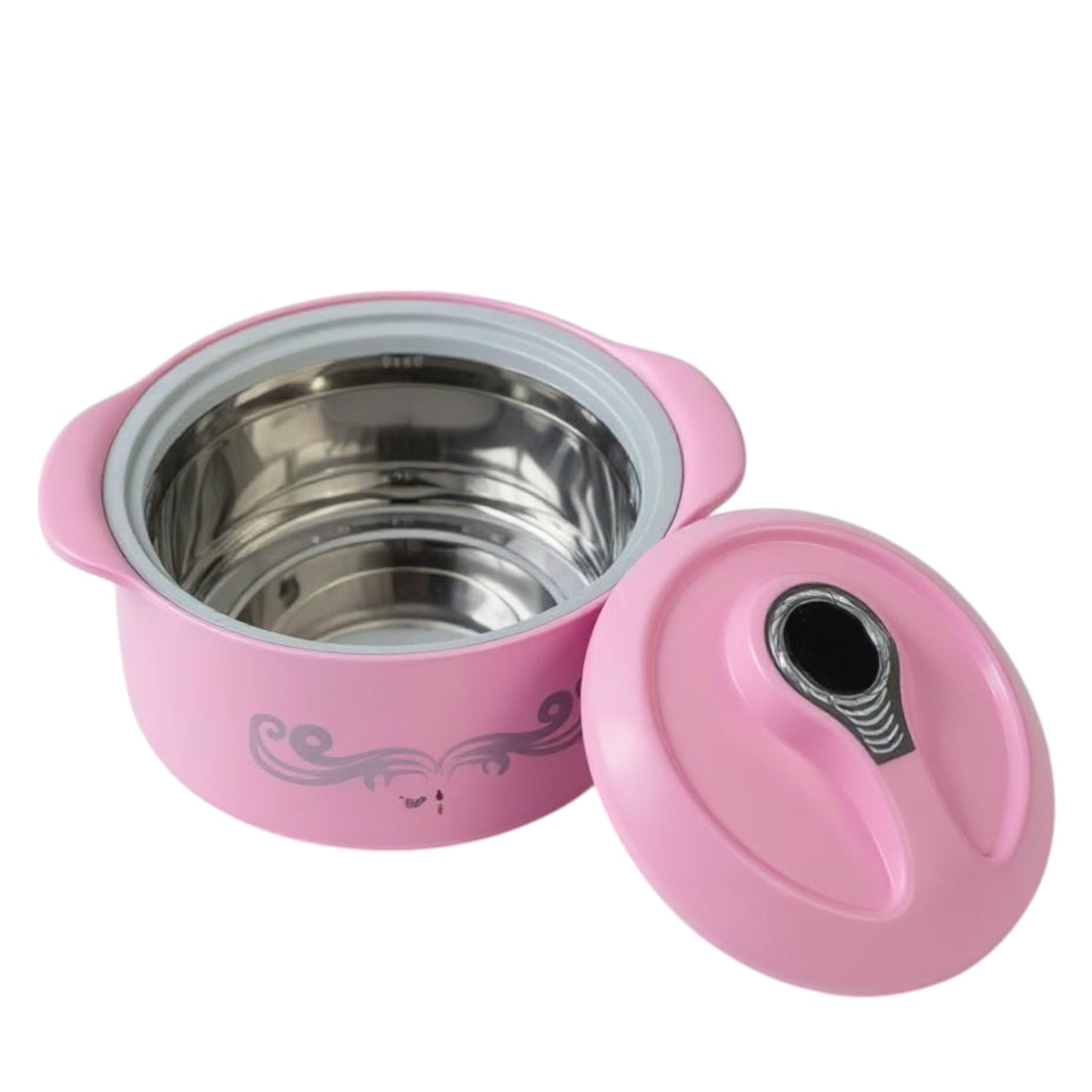 Breakfast Casserole Dish – 3000ML Insulated Casserole (Pink) | Hot Pot for Meals, Chapati, Rice & More