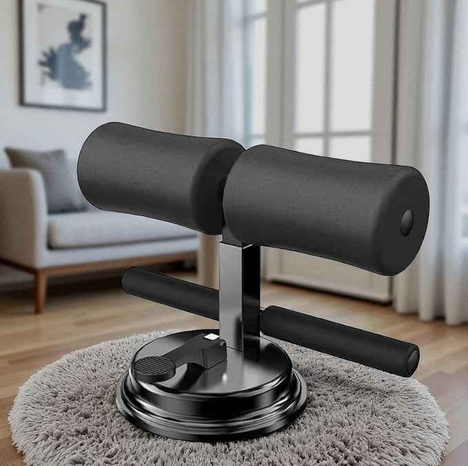 Portable Sit Up Assistant – Multifunctional Abdominal Bar with Suction Cups for Belly Exercises