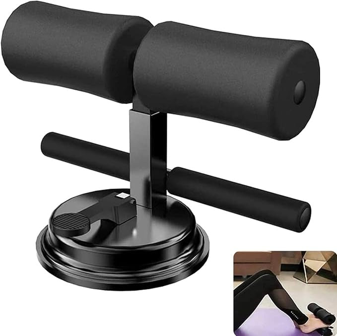 Portable Sit Up Assistant – Multifunctional Abdominal Bar with Suction Cups for Belly Exercises
