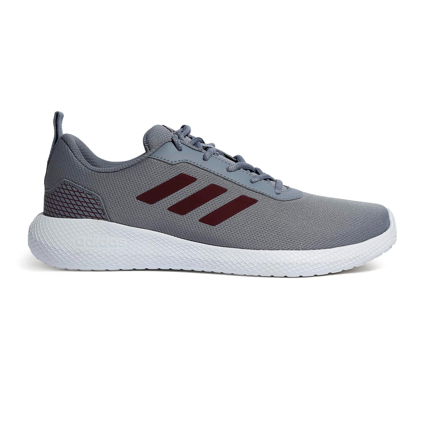 Adidas Grey Running Shoes – Men’s Impulse Syn Lace-Up | Lightweight Mesh