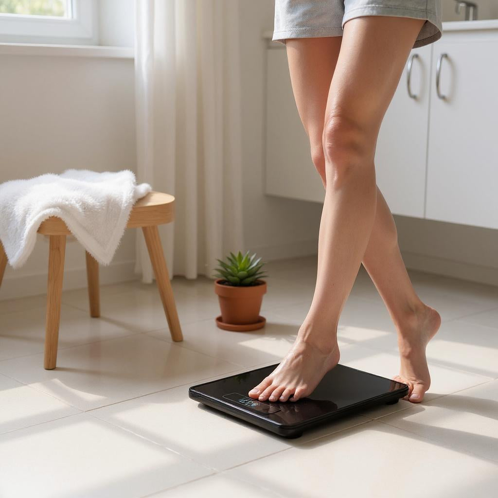 Digital Scale – Smart Bathroom Body Weight Scale with 13 Body Parameters, 180Kg Capacity, LCD Display