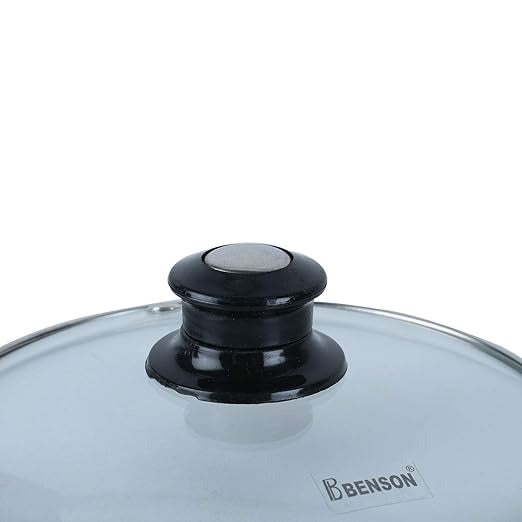 Benson 2Pcs Elante 2500 Casserole Set | Stainless Steel Hot Pot with Lids & Plastic Spoons