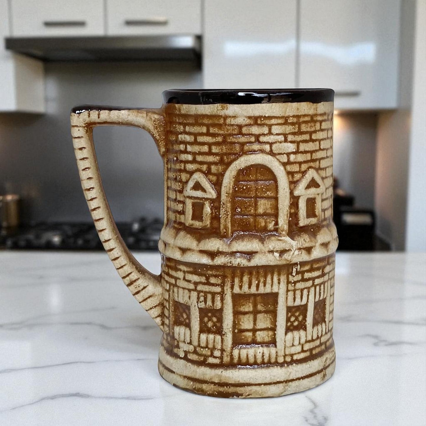 Brown Ceramic Coffee Tea Mug | Solid Cup for Home, Office & Gift 1 Pc