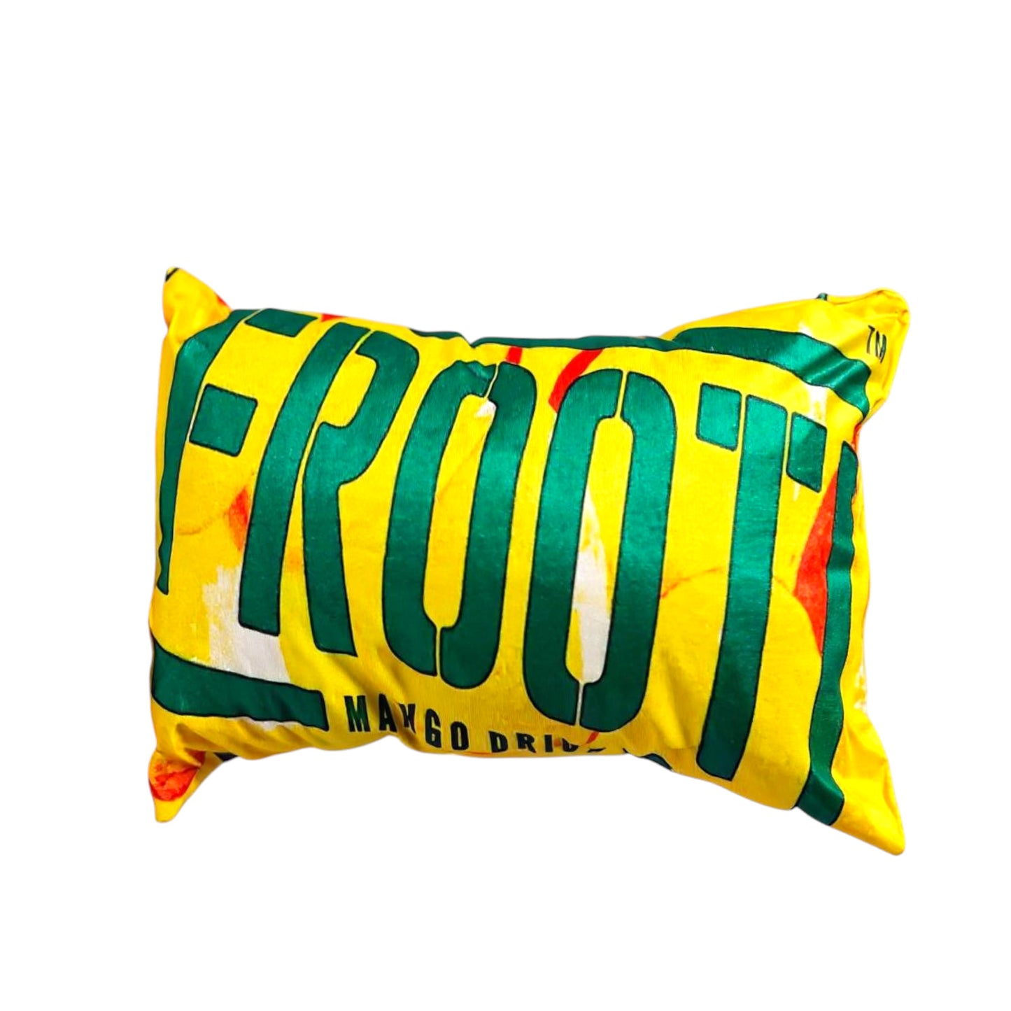 Frooti Pillow – Yellow Printed Kids Pillow | Extra Soft Goose Down Cushion