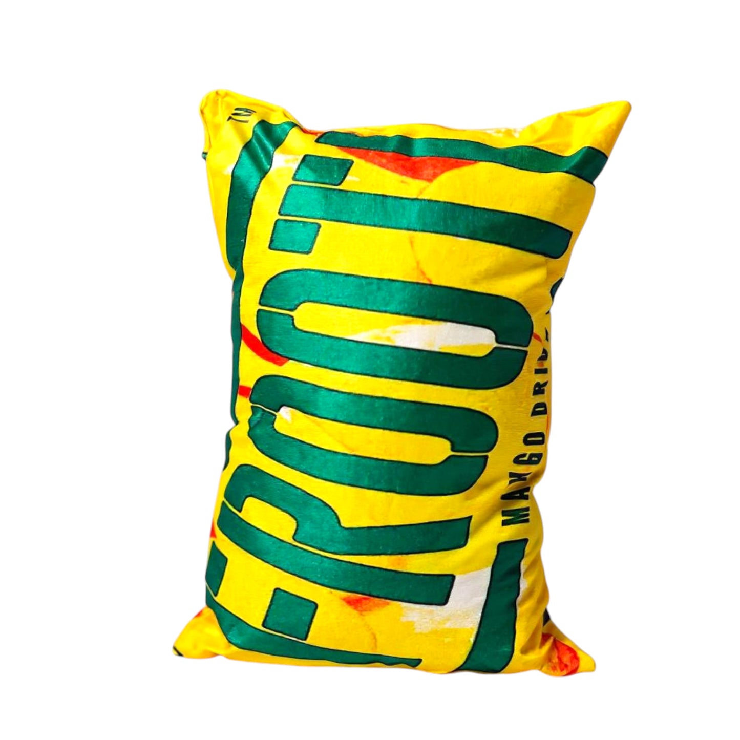 Frooti Pillow – Yellow Printed Kids Pillow | Extra Soft Goose Down Cushion