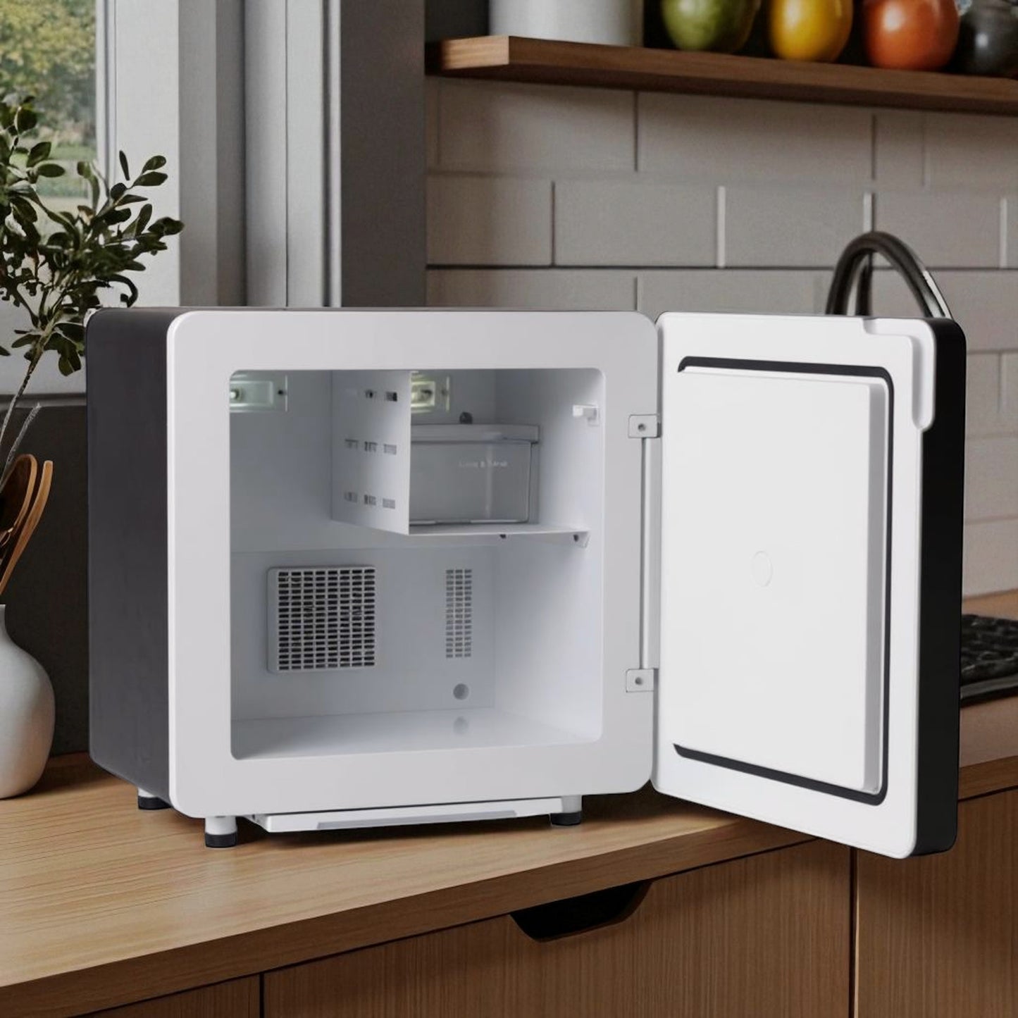 Godrej 30 L Qube Personal Cooling Solution – Compact Single Door Fridge (Black)