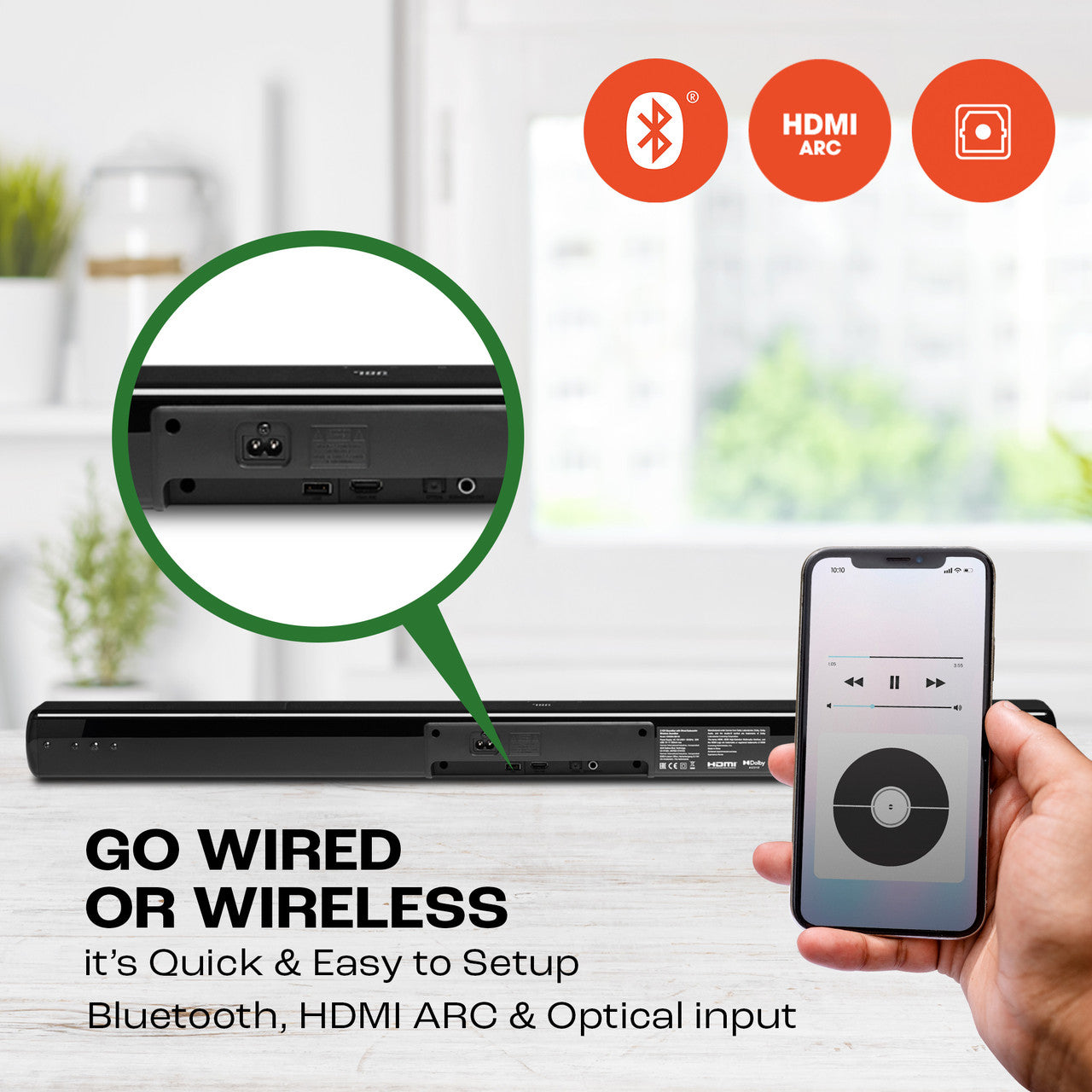 JBL Cinema Dolby Digital Soundbar | 110W Bluetooth Speaker, HDMI ARC