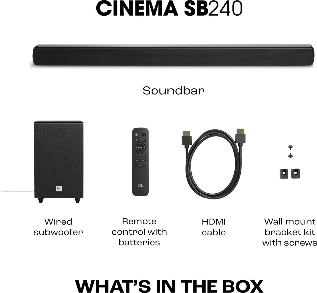 JBL Cinema Dolby Digital Soundbar | 110W Bluetooth Speaker, HDMI ARC
