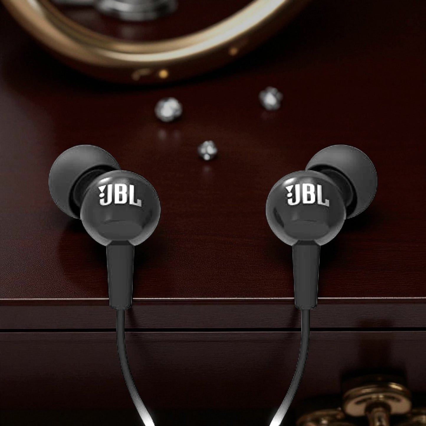 JBL C100SI Wired In-Ear Headphones with Mic – Black | JBL Wired Headphone