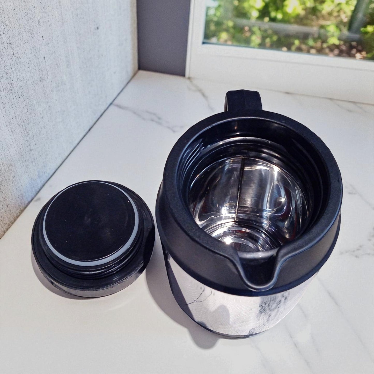JSN Thermosteel Stainless Steel Flask | Insulated Hot & Cold Tea Coffee Thermos (800ml/1200ml)