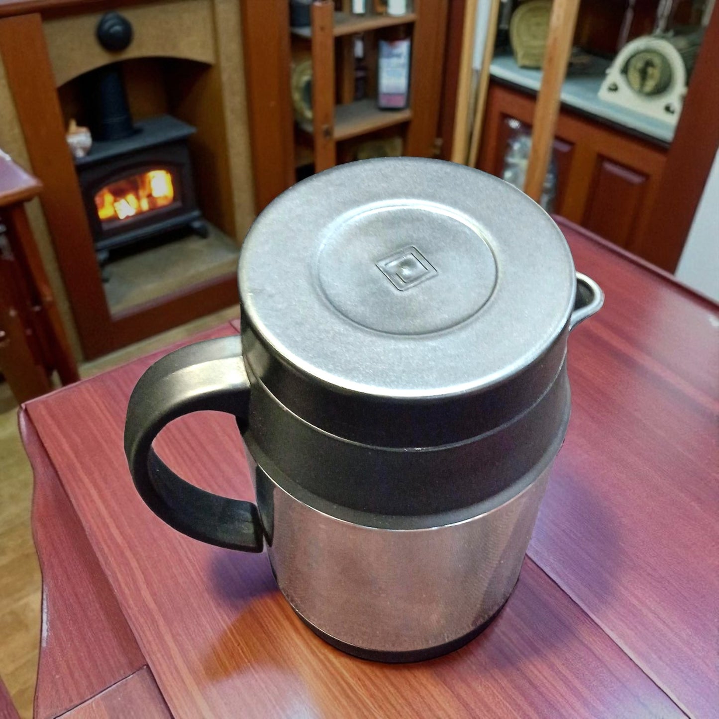 JSN Stainless Steel Lunch Combo Set 3+1 with Puff Insulated 800ml Kettle