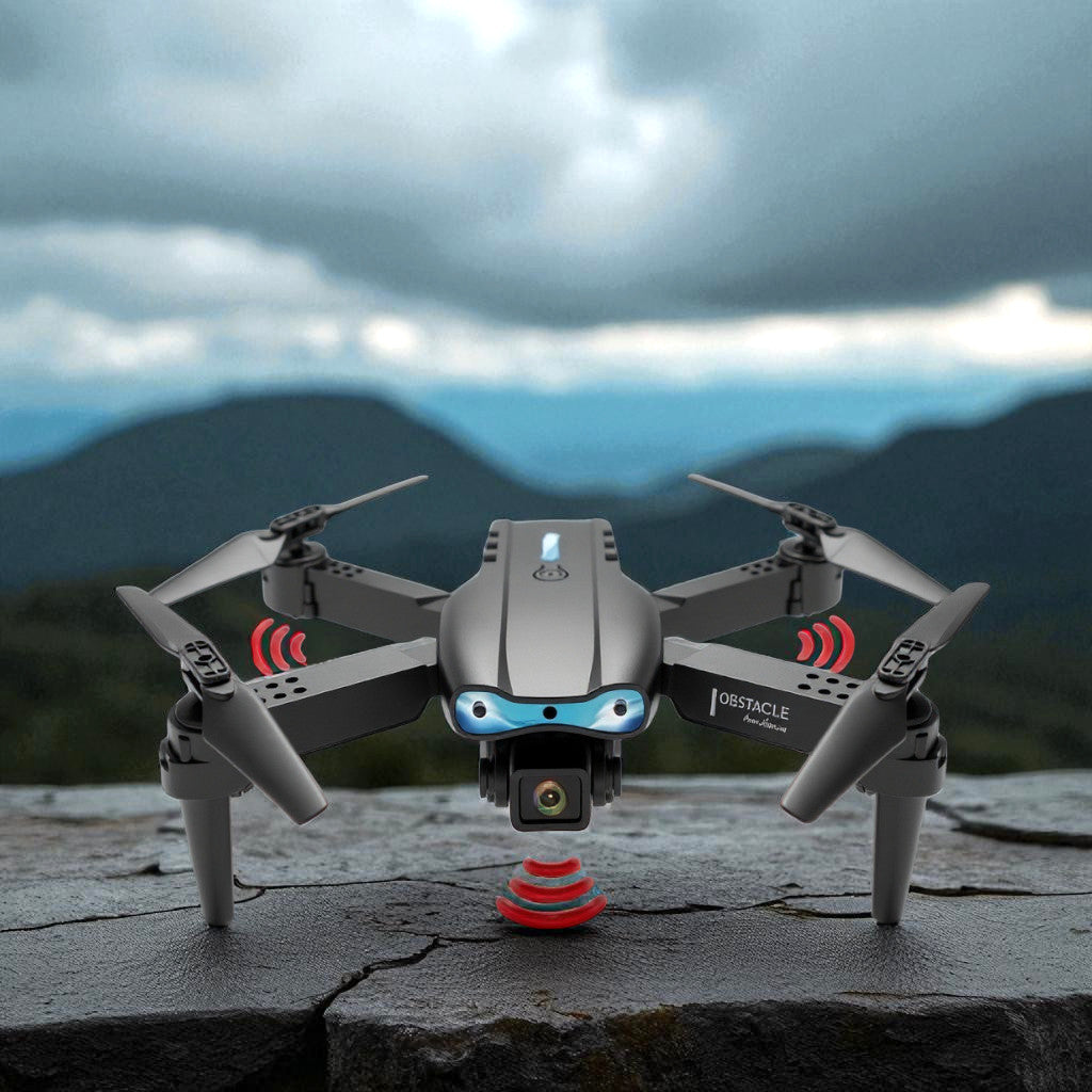 Double Camera Drone – Foldable Quadcopter, LED & Gesture Control