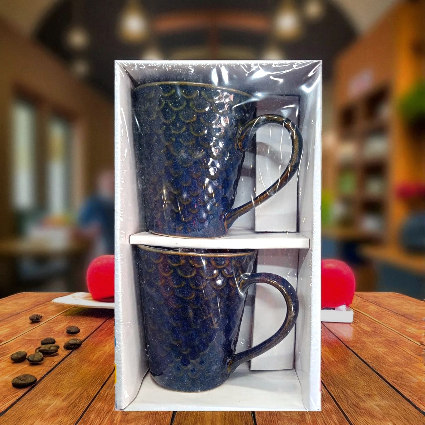 LIVA Royal Collection Ceramic Milk/Coffee Mugs Set of 2 | Elegant Tea Cup Set