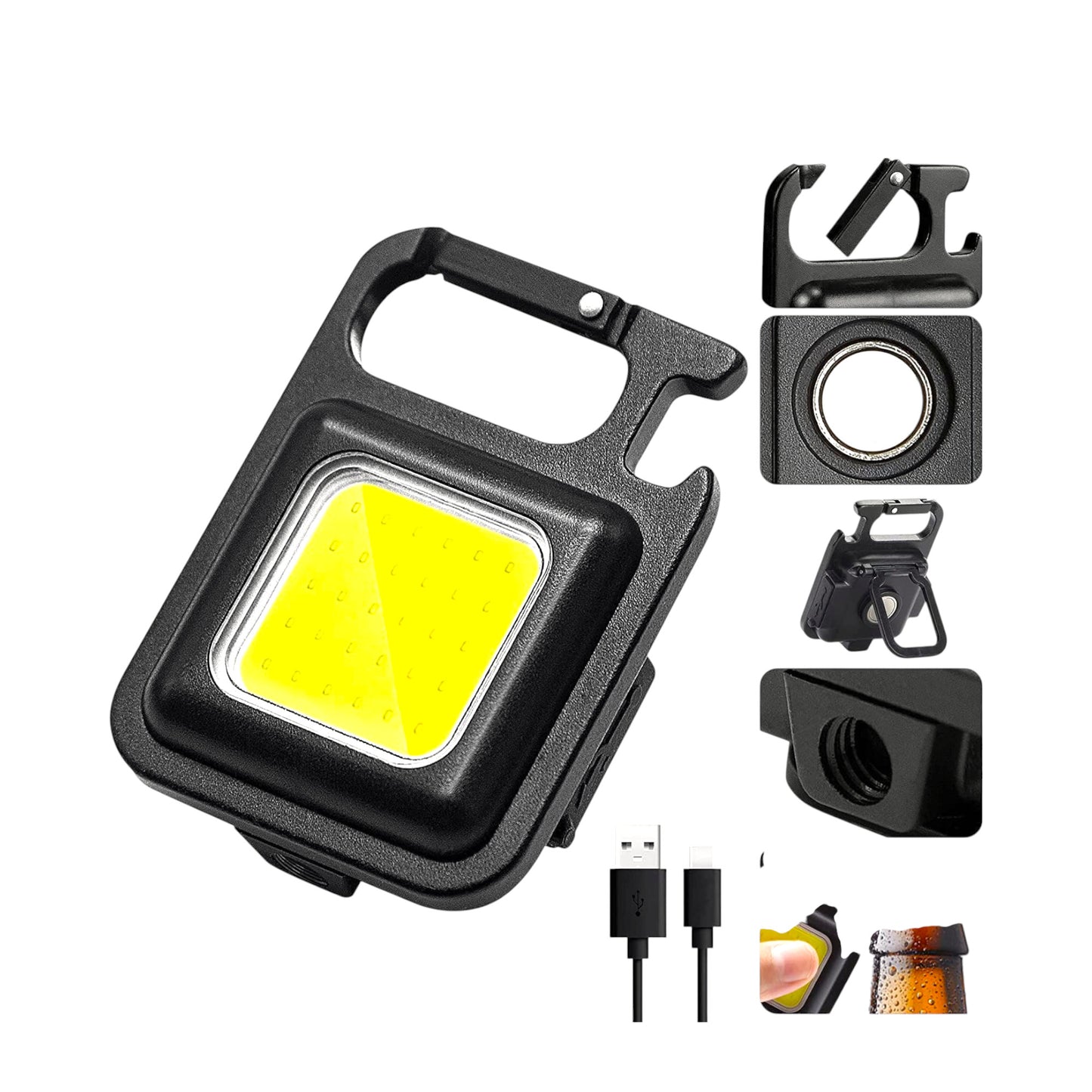led rechargeable keychain light