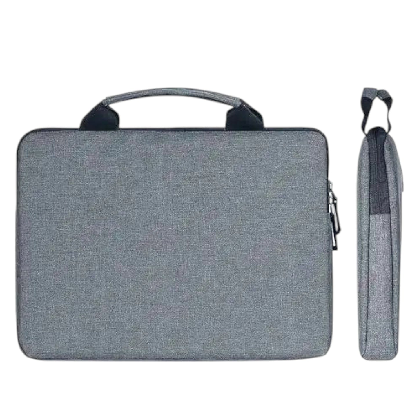 Grey 14.1" Laptop Briefcase – Waterproof Laptop Bag for Men