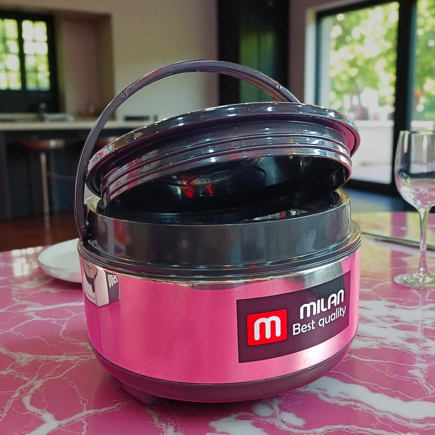 Milan Thermoware Casserole 2500ML – Stainless Steel Hot & Cold Food Server