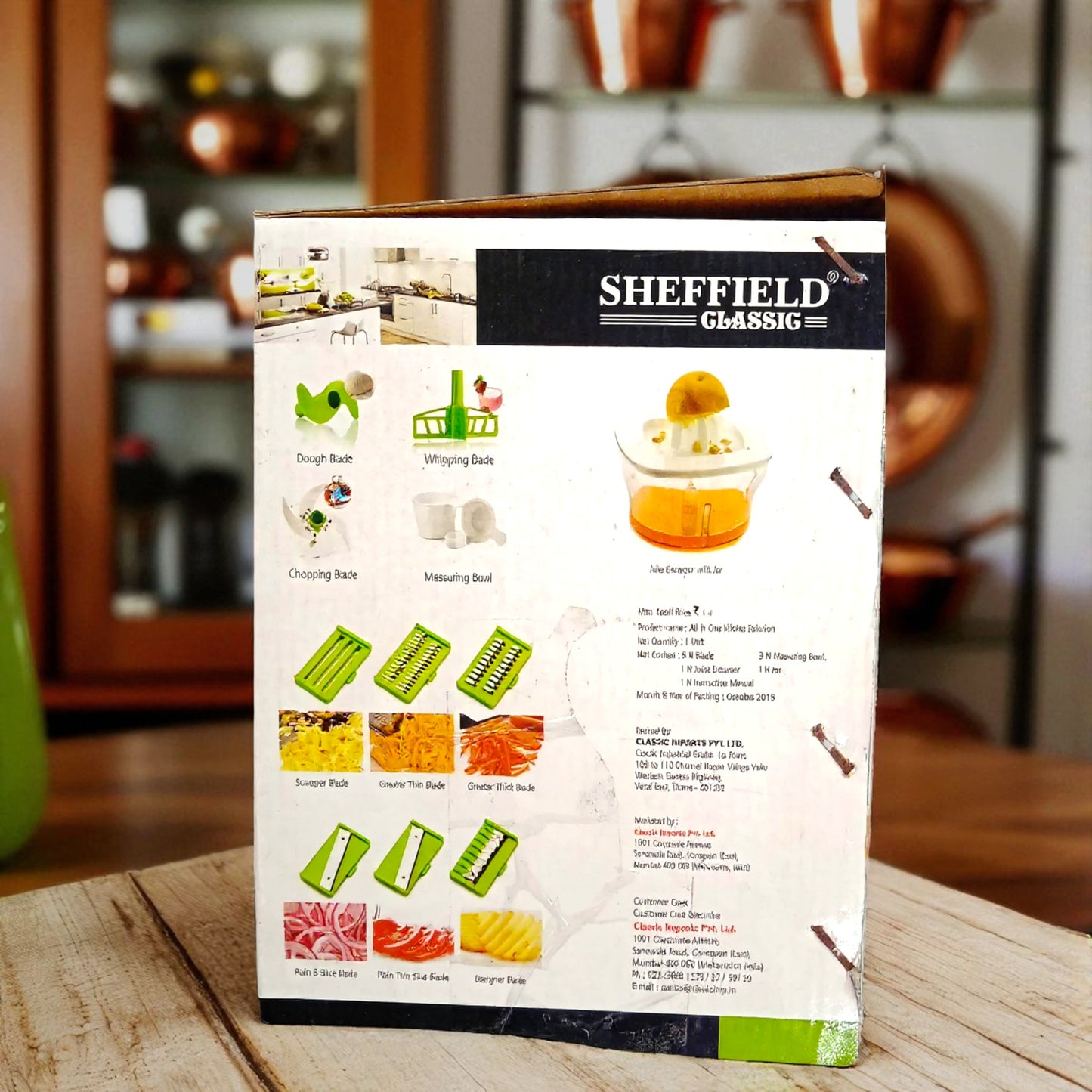 Sheffield Glass’s Multi Food Processor and Dough Maker (Atta Kneader) | Vegetable Cutter