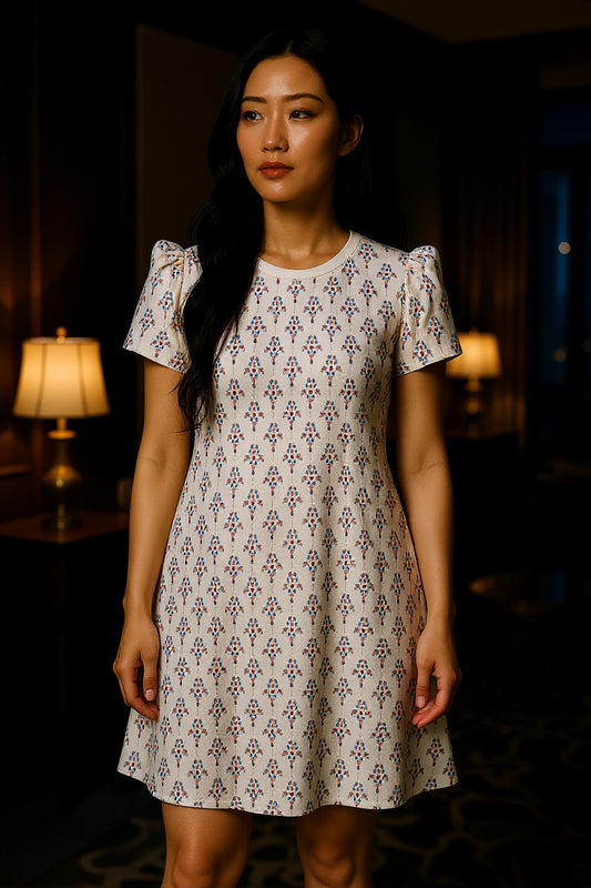 Rupa Nightgown for Women Sleepwear – Floral Design, L Size Ladies Nightgown