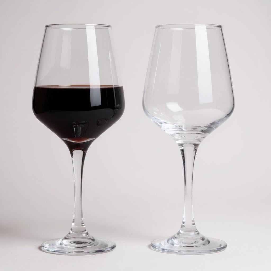 Sanjeev Kapoor Infinity Water Goblets – Set of 2, 360ml Each – Elegant Transparent Glasses