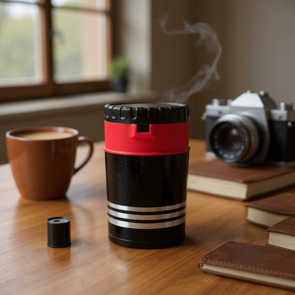 Tea Coffee Thermos 1000ml – Plastic Body with Inner Steel | 1000 ml Flask