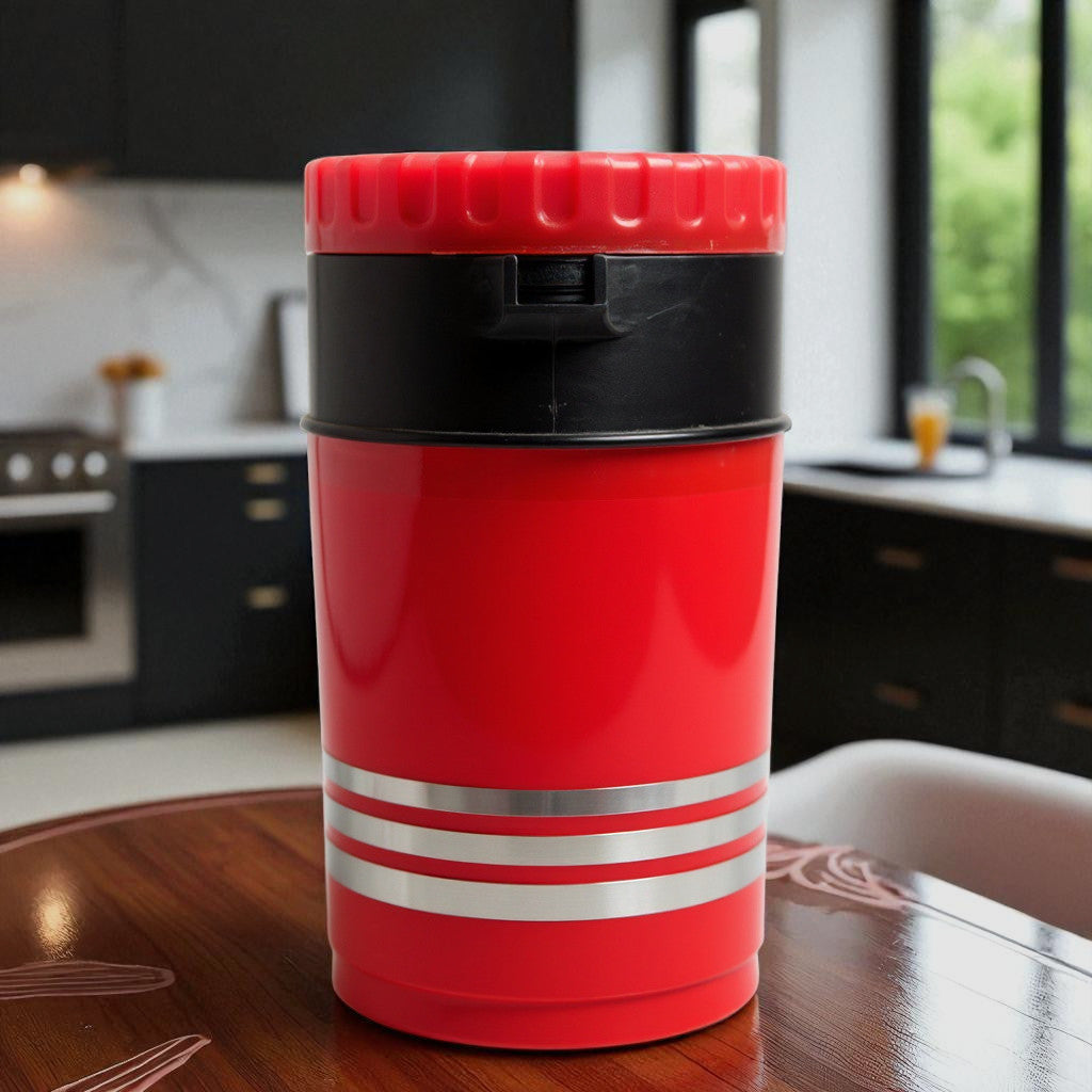 Tea Coffee Thermos 1000ml – Plastic Body with Inner Steel | 1000 ml Flask