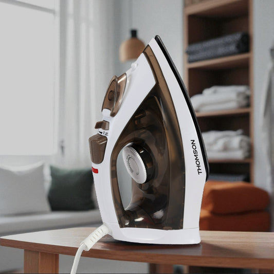 Thomson 1600W Steam Iron with Spray & Steam Burst Function – PTFE Soleplate