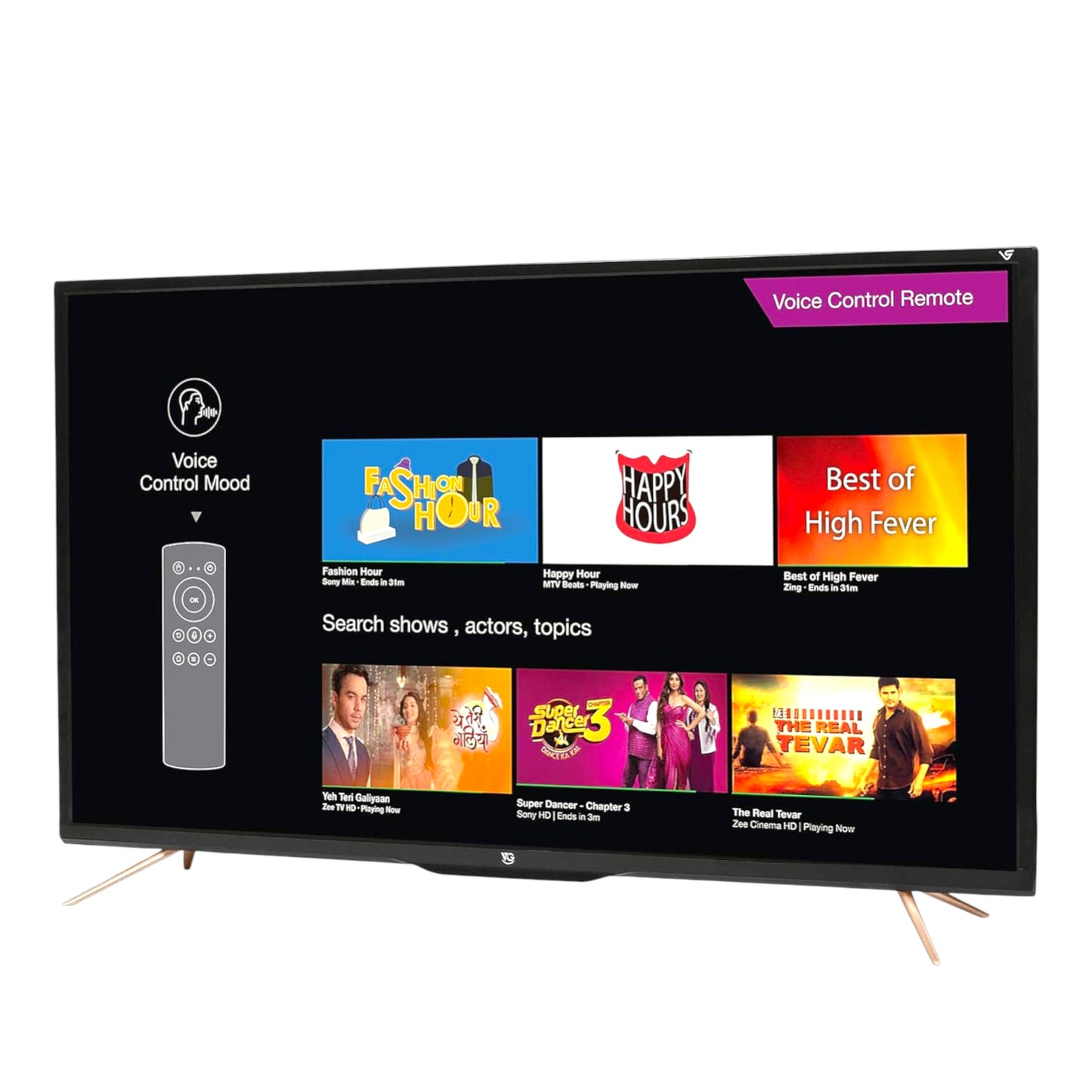 VG 32 Inch Smart LED TV – HD Ready Android LED TV with Built-in Wi-Fi, HDMI & Netflix