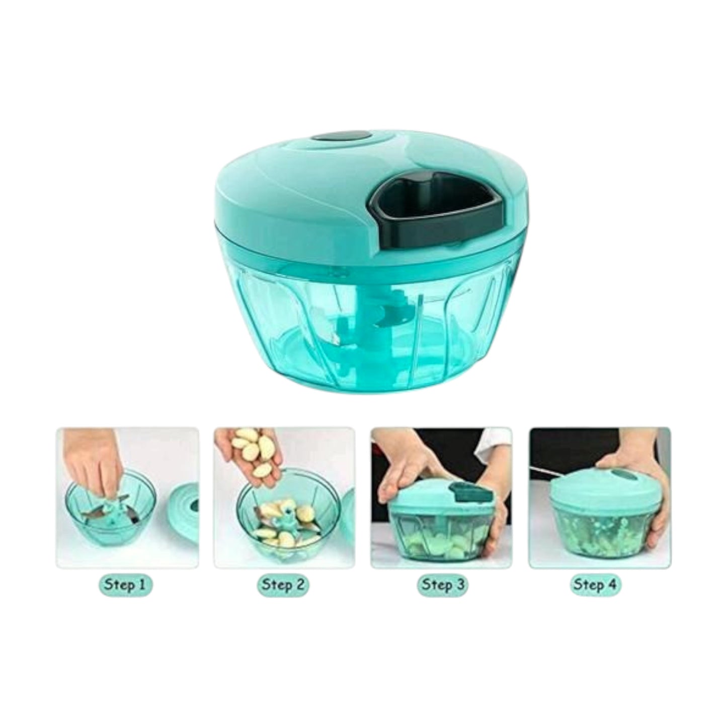 Vegetable Chopper – Tomato & Onion Cutter with Stainless Steel Blades | Durable Plastic Body