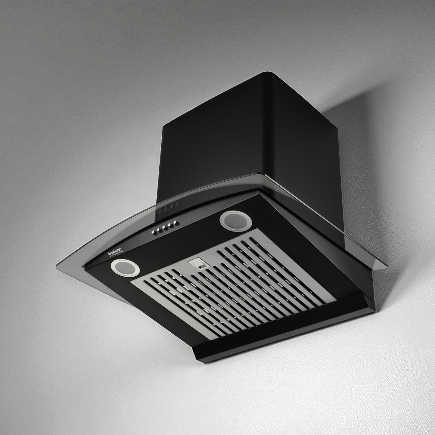 Hindware Kitchen Chimney – 60cm Wall Mounted Auto Clean Chimney Black