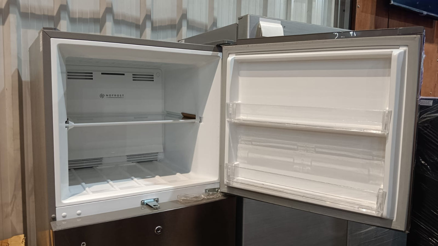 Refrigerator Double Door – 365 Litre Frost Free Fridge with Inverter Tech (Stainless Steel)
