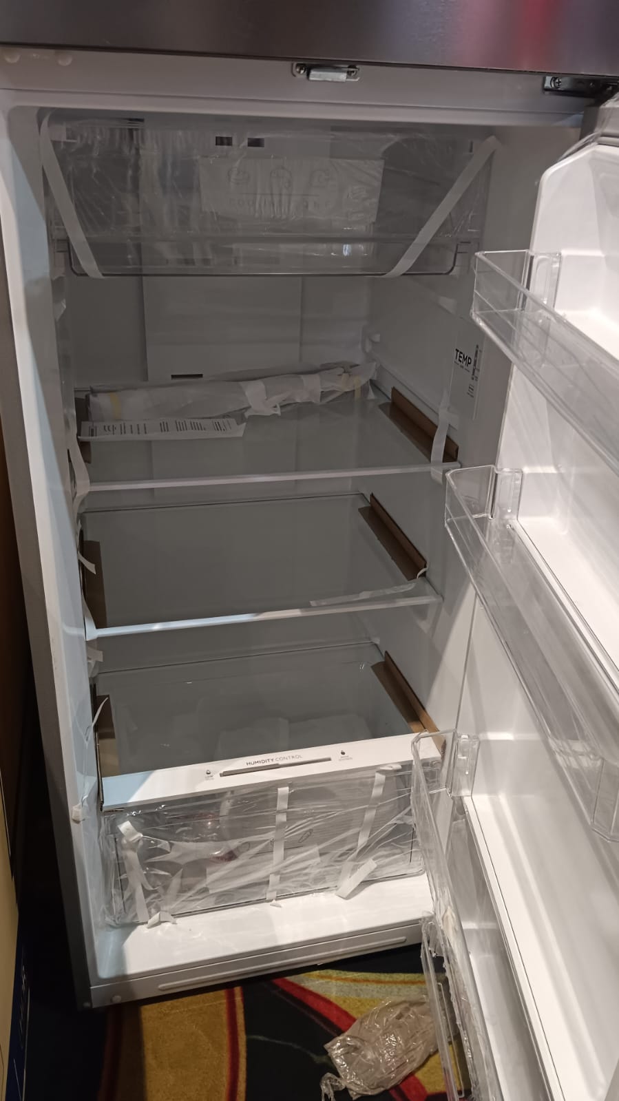 Refrigerator Double Door – 365 Litre Frost Free Fridge with Inverter Tech (Stainless Steel)