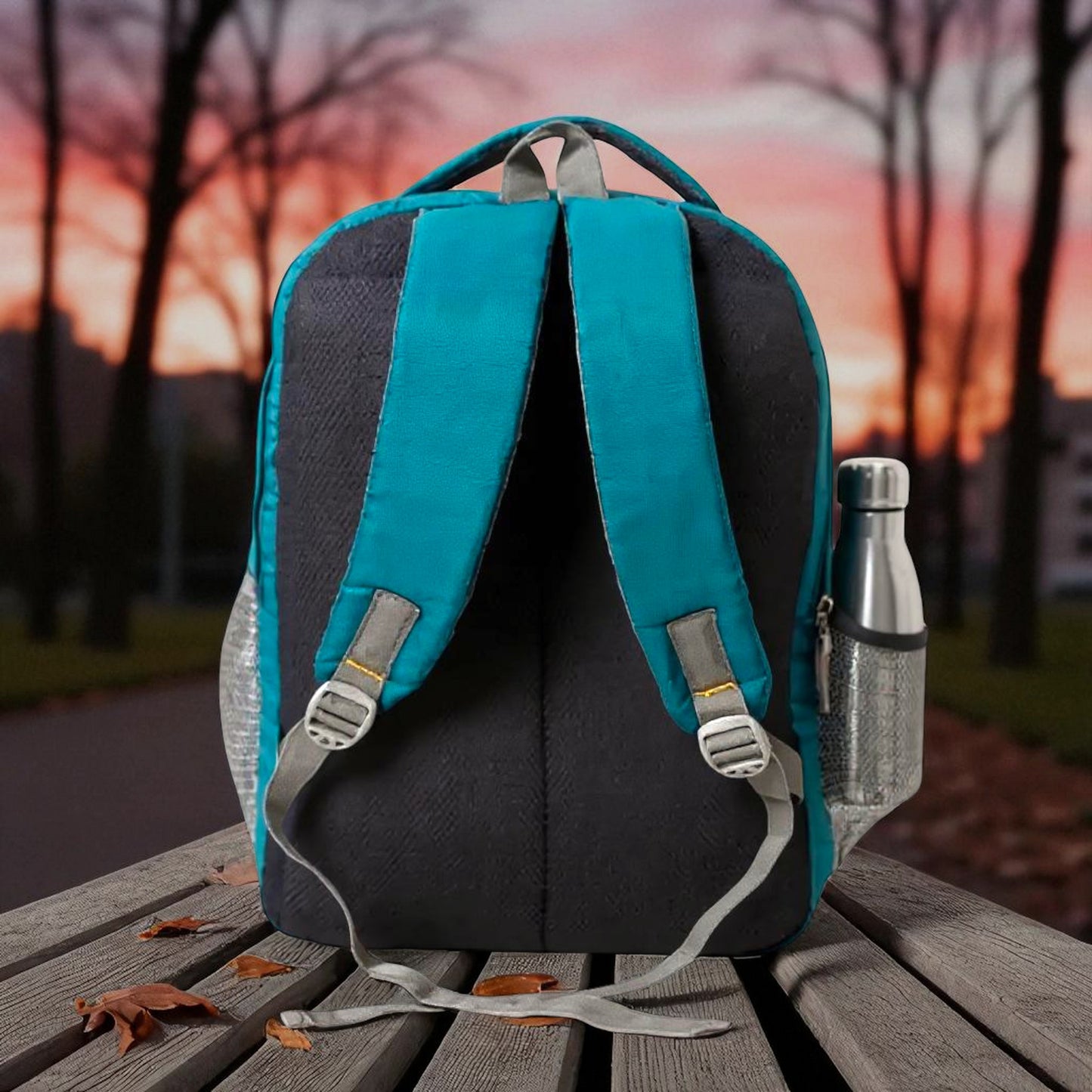 Boys School Bag - 35L Green Waterproof Multipurpose Backpack