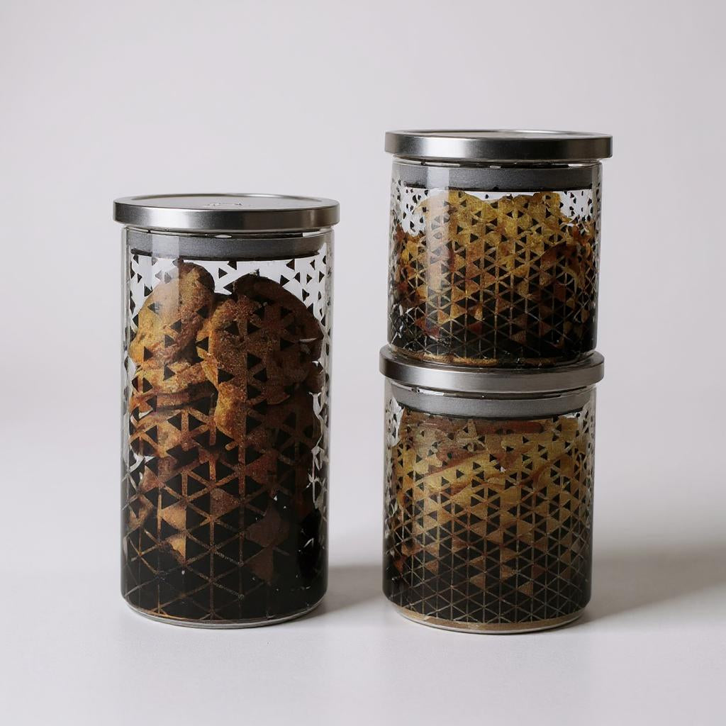 Cello Dziner Steelox Borosilicate Storage Jar – 700ml | Premium Kitchen Storage