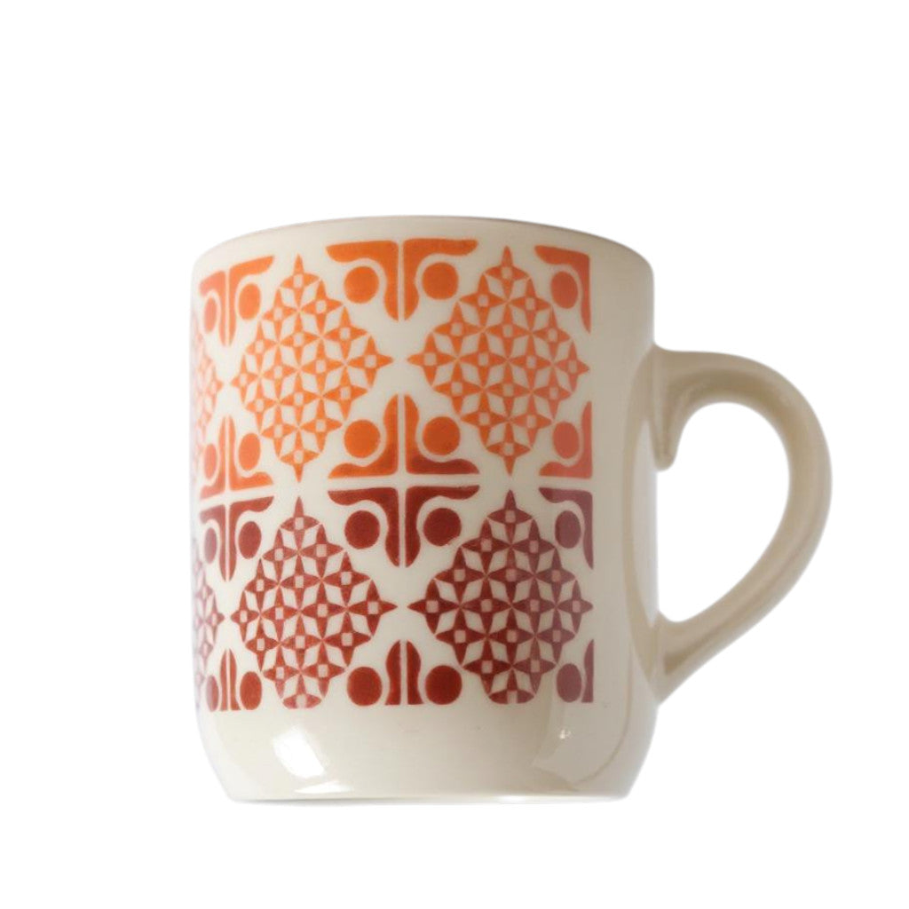Multicolor Tea Cups - Tea Cup Set of 6 | Floral Leaf Design