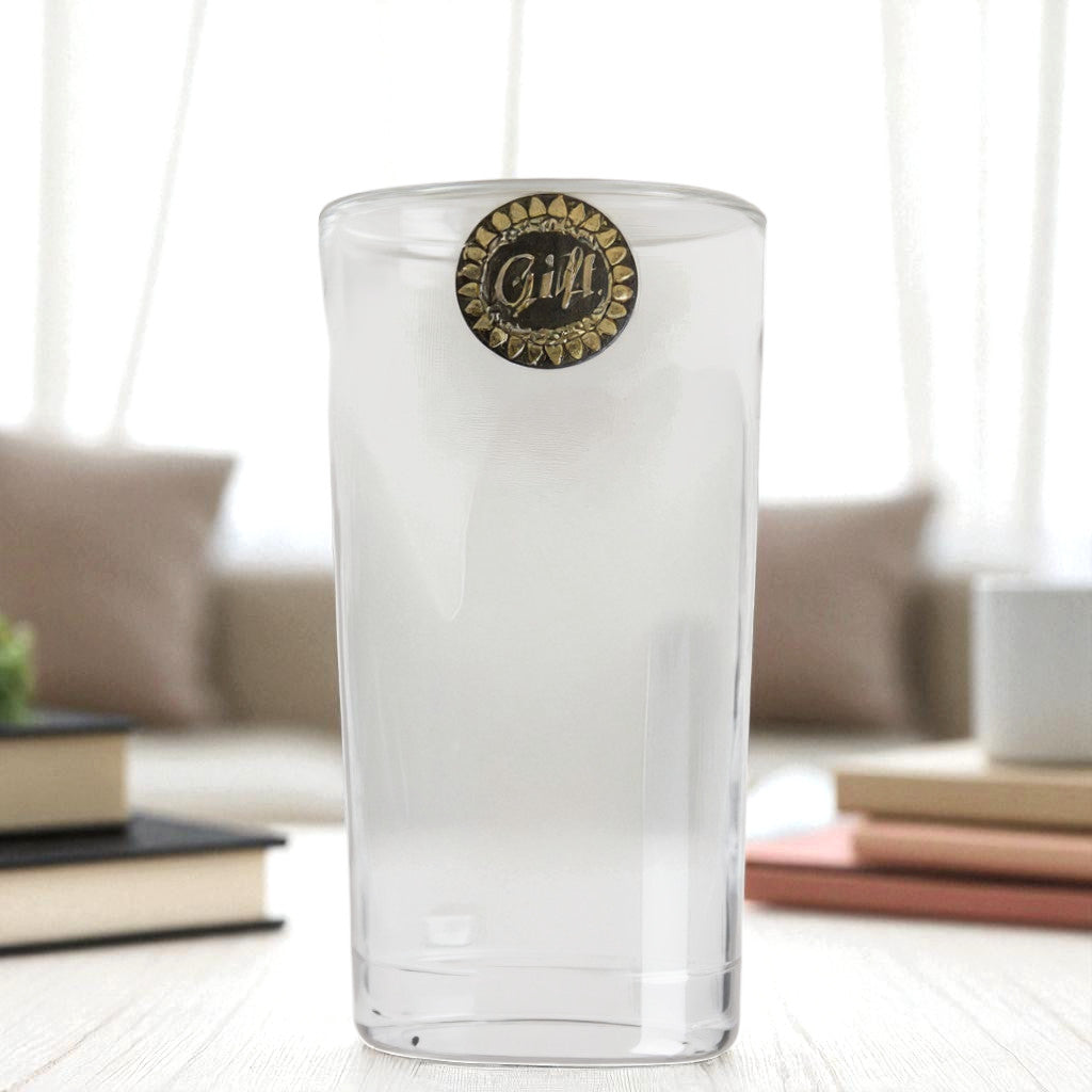 Grean Apple Water Glass Set 320ml – 6 Piece Cold Drink Glasses