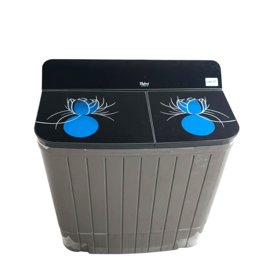 Portable Black Washing Machine with Dryer – Compact Washer & Dryer Combo