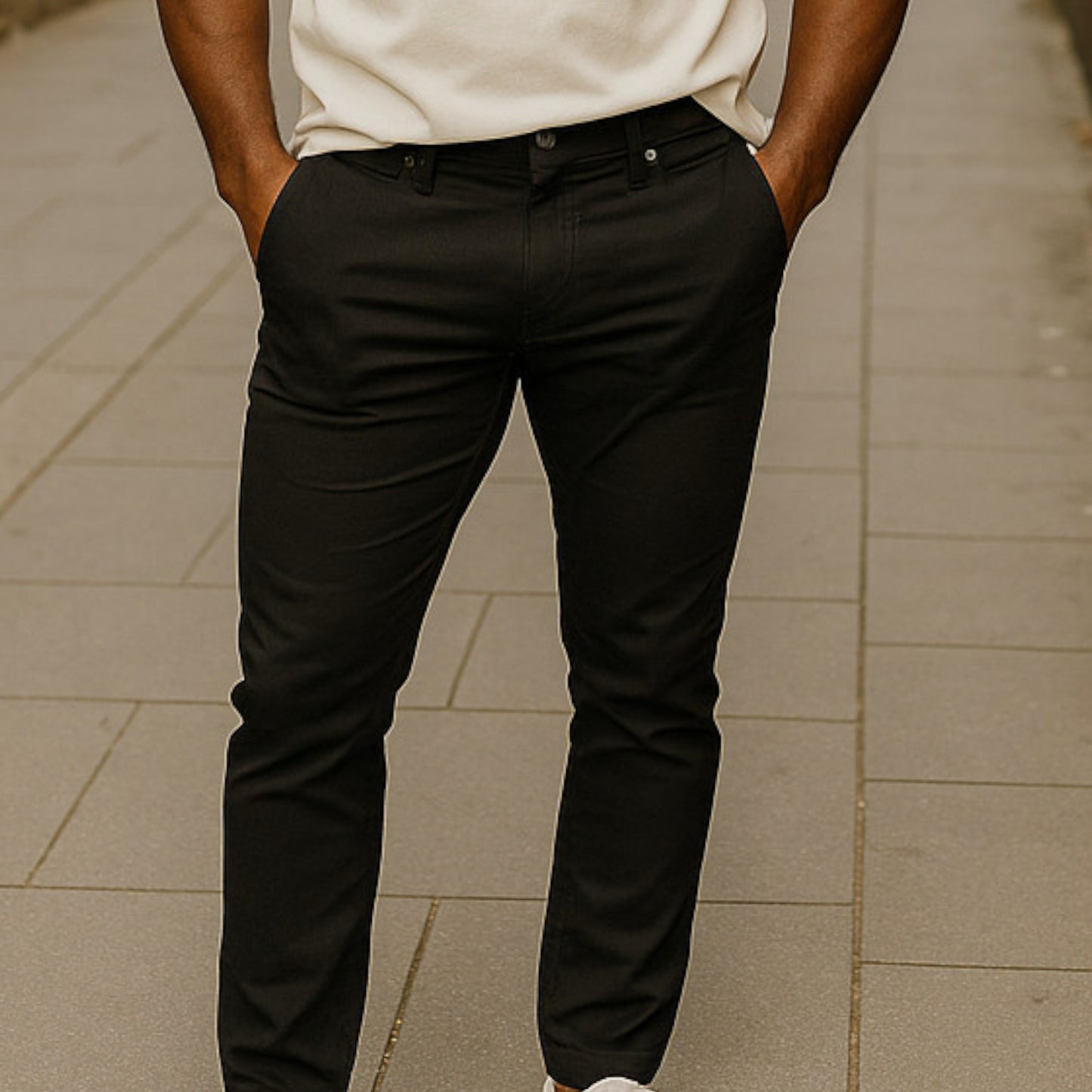 Stretchable Pants for Men – Denim Black 5 Pocket Jeans | Flexible & Stylish Fit