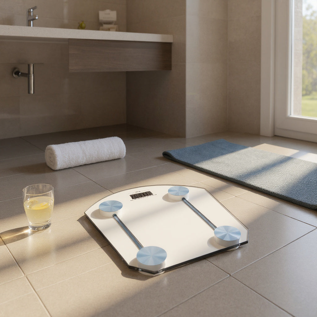Mannual Scale – Smart Bathroom Body Weight Scale & LCD Display (180Kg Capacity)