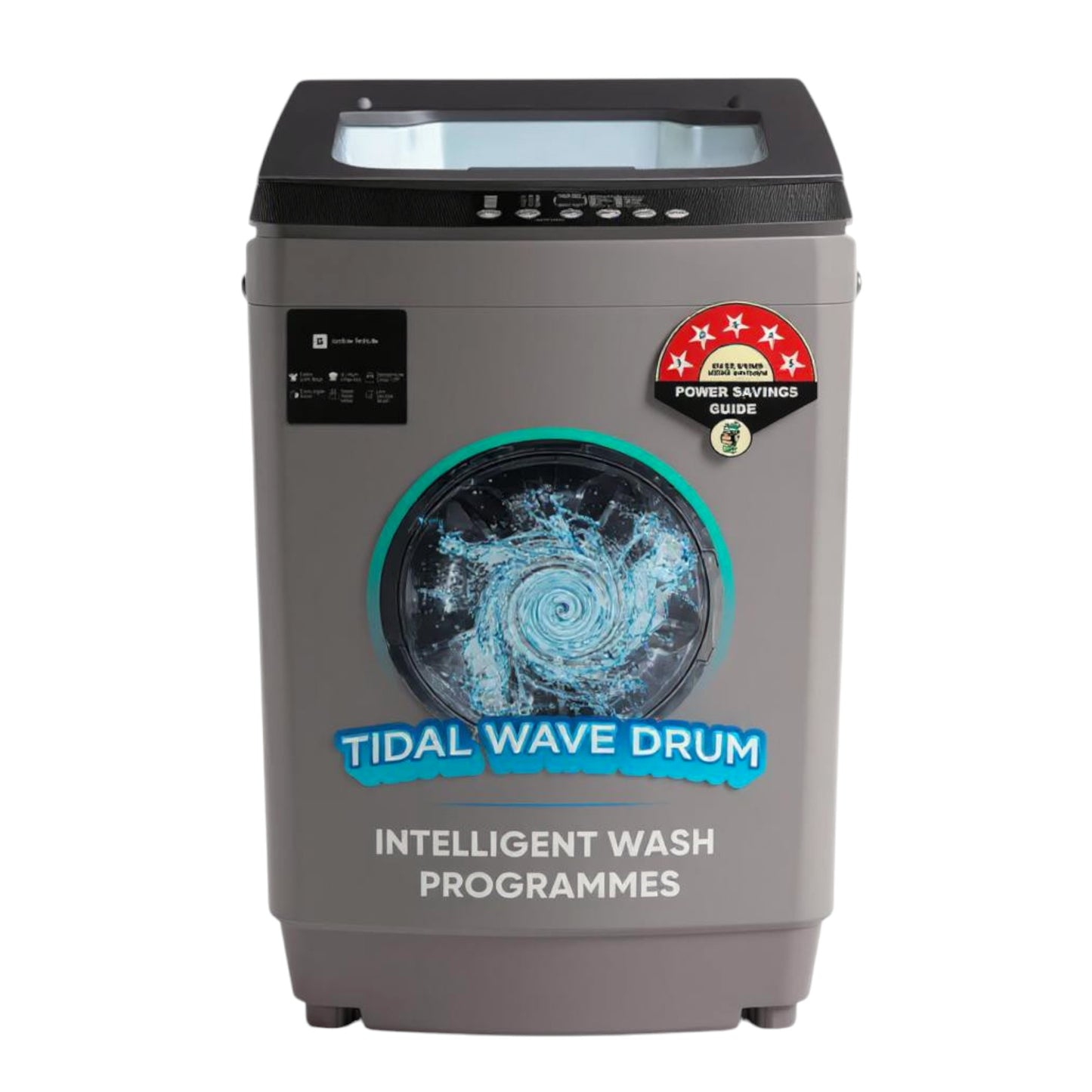 realme TechLife Washing Machine – 7.5 kg Fully Automatic Top Load (Grey, 5-Star Rated)