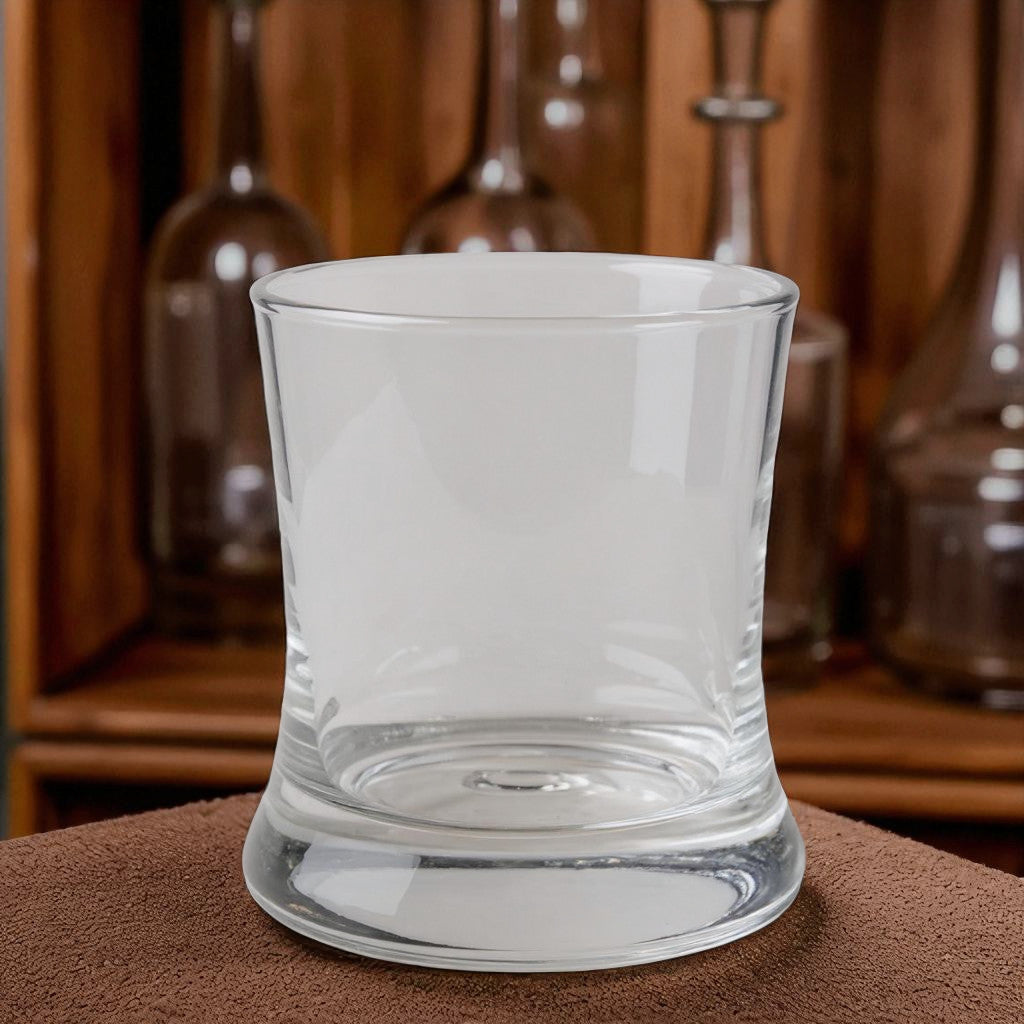 Sanjeev Kapoor Romania Rock Glass – Set of 6, 350ml Each – Premium Whisky & Spirit Glasses