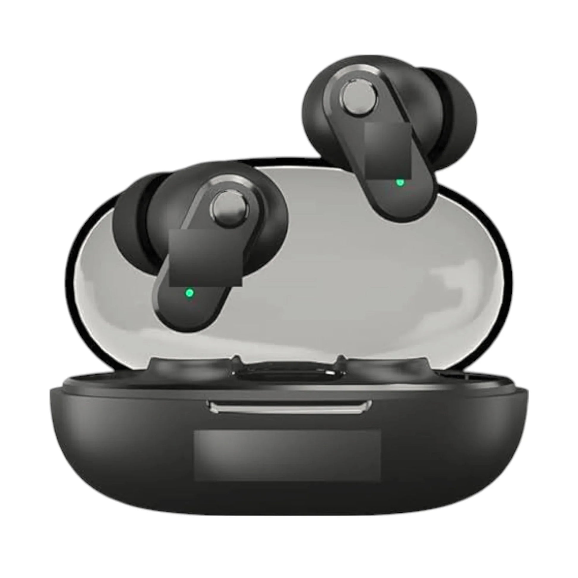 black earbuds